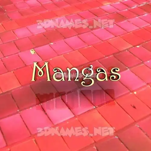 mangas in Red Tiles style - 3D name wallpaper mangas in Red Tiles style - 3D name wallpaper