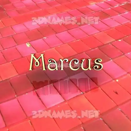marcus in Red Tiles style - 3D name wallpaper marcus in Red Tiles style - 3D name wallpaper