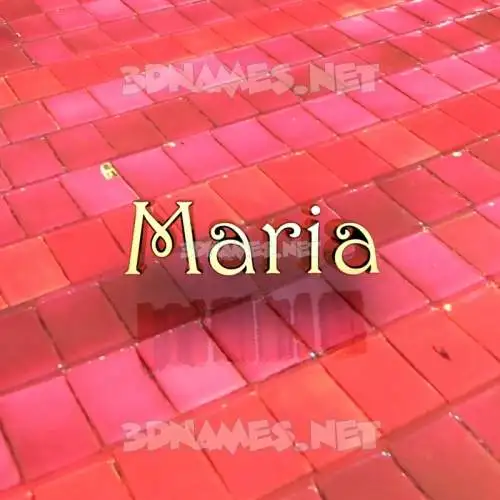 maria in Red Tiles style - 3D name wallpaper maria in Red Tiles style - 3D name wallpaper