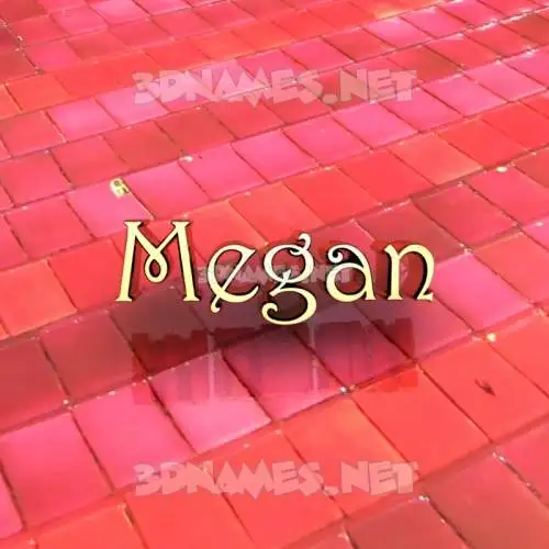 megan in Red Tiles style - 3D name wallpaper megan in Red Tiles style - 3D name wallpaper