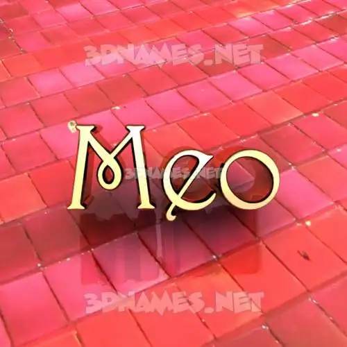 meo in Red Tiles style - 3D name wallpaper meo in Red Tiles style - 3D name wallpaper