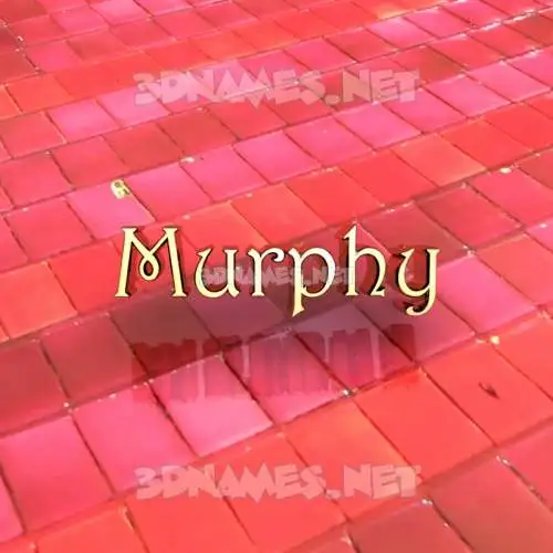 murphy in Red Tiles style - 3D name wallpaper murphy in Red Tiles style - 3D name wallpaper