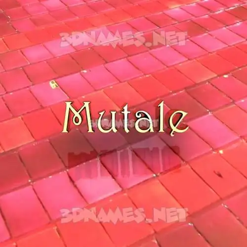 mutale in Red Tiles style - 3D name wallpaper mutale in Red Tiles style - 3D name wallpaper