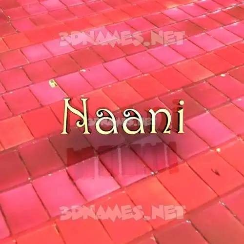 naani in Red Tiles style - 3D name wallpaper naani in Red Tiles style - 3D name wallpaper