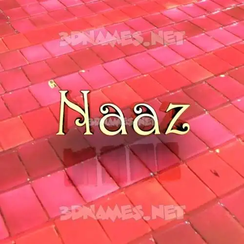 naaz in Red Tiles style - 3D name wallpaper naaz in Red Tiles style - 3D name wallpaper