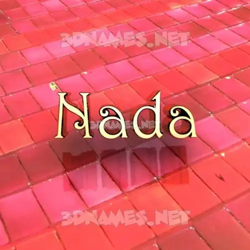 nada in Red Tiles style - 3D name wallpaper nada in Red Tiles style - 3D name wallpaper