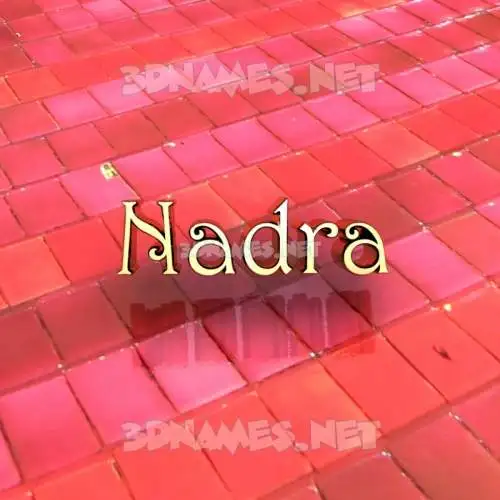 nadra in Red Tiles style - 3D name wallpaper nadra in Red Tiles style - 3D name wallpaper