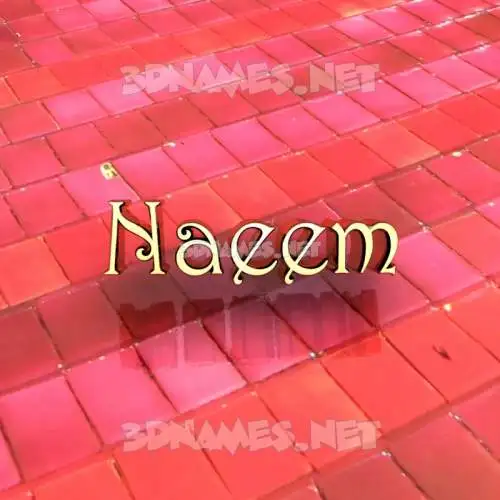 naeem in Red Tiles style - 3D name wallpaper naeem in Red Tiles style - 3D name wallpaper