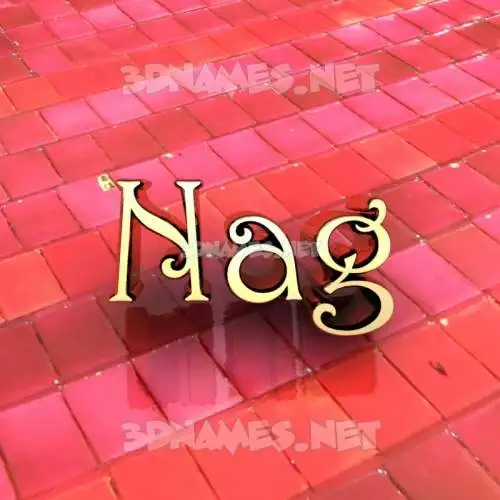 nag in Red Tiles style - 3D name wallpaper nag in Red Tiles style - 3D name wallpaper