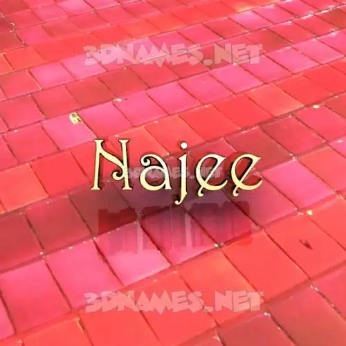 najee in Red Tiles style - 3D name wallpaper najee in Red Tiles style - 3D name wallpaper