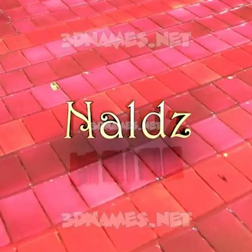 naldz in Red Tiles style - 3D name wallpaper naldz in Red Tiles style - 3D name wallpaper
