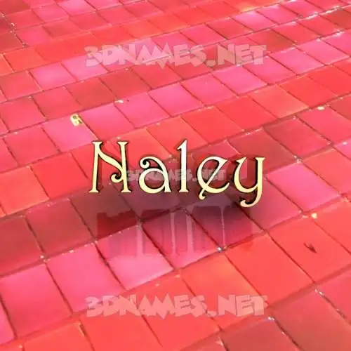 naley in Red Tiles style - 3D name wallpaper naley in Red Tiles style - 3D name wallpaper