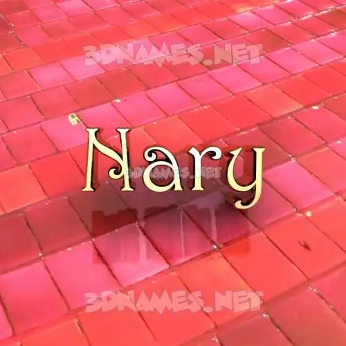 nary in Red Tiles style - 3D name wallpaper nary in Red Tiles style - 3D name wallpaper