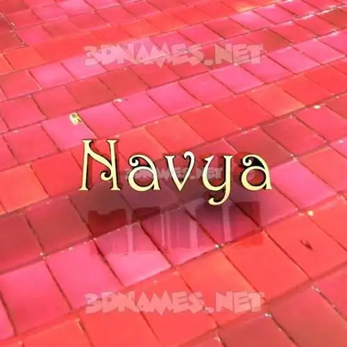 navya in Red Tiles style - 3D name wallpaper navya in Red Tiles style - 3D name wallpaper