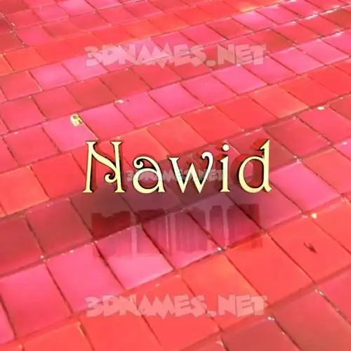 nawid in Red Tiles style - 3D name wallpaper nawid in Red Tiles style - 3D name wallpaper