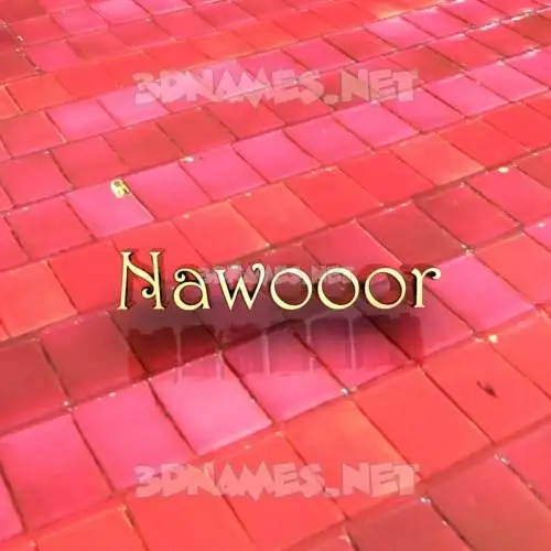 nawooor in Red Tiles style - 3D name wallpaper nawooor in Red Tiles style - 3D name wallpaper