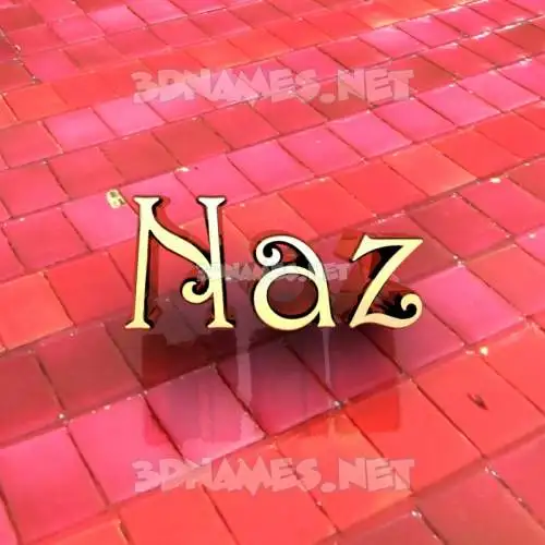 naz in Red Tiles style - 3D name wallpaper naz in Red Tiles style - 3D name wallpaper