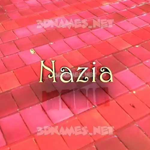 nazia in Red Tiles style - 3D name wallpaper nazia in Red Tiles style - 3D name wallpaper