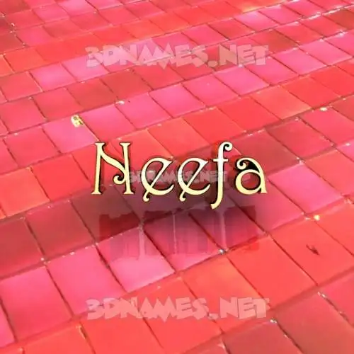 neefa in Red Tiles style - 3D name wallpaper neefa in Red Tiles style - 3D name wallpaper