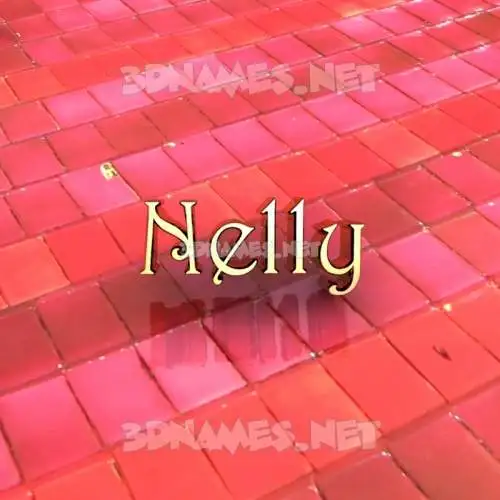 nelly in Red Tiles style - 3D name wallpaper nelly in Red Tiles style - 3D name wallpaper