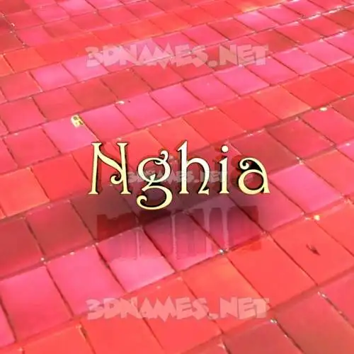 nghia in Red Tiles style - 3D name wallpaper nghia in Red Tiles style - 3D name wallpaper