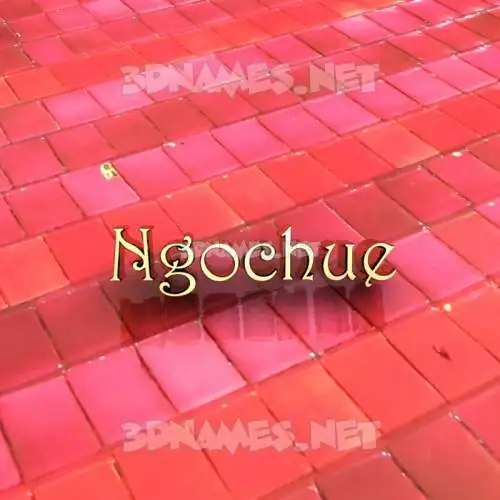ngochue in Red Tiles style - 3D name wallpaper ngochue in Red Tiles style - 3D name wallpaper