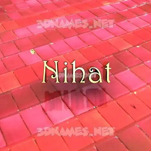 nihat in Red Tiles style - 3D name wallpaper nihat in Red Tiles style - 3D name wallpaper
