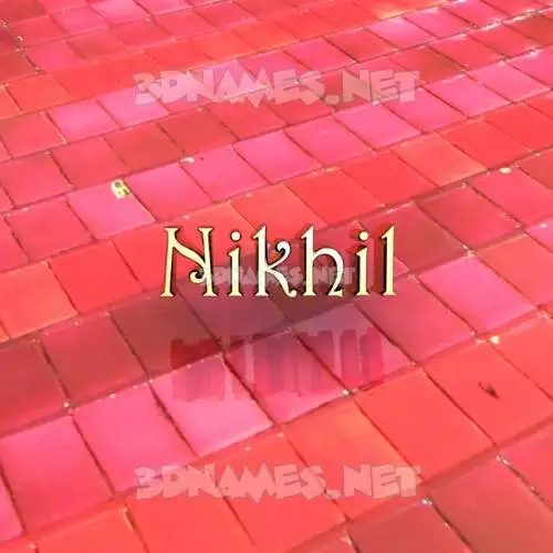 nikhil in Red Tiles style - 3D name wallpaper nikhil in Red Tiles style - 3D name wallpaper
