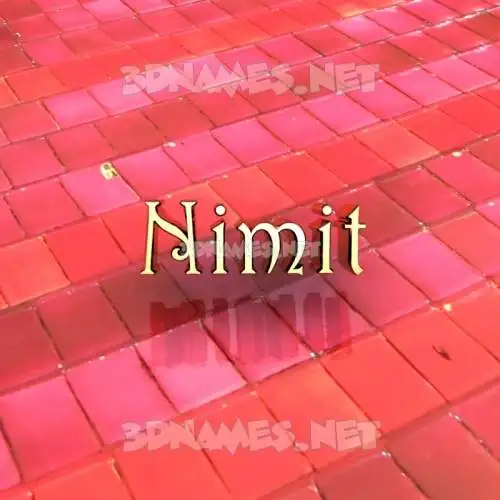 nimit in Red Tiles style - 3D name wallpaper nimit in Red Tiles style - 3D name wallpaper