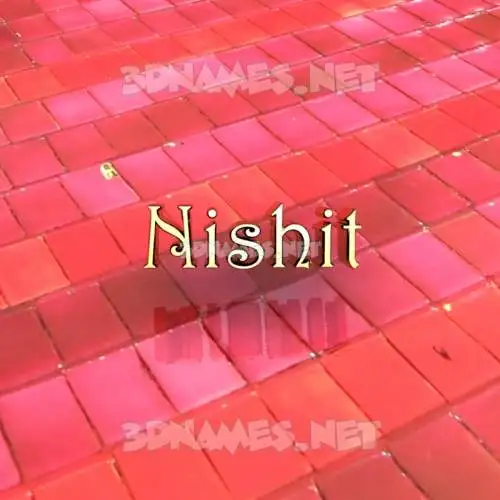 nishit in Red Tiles style - 3D name wallpaper nishit in Red Tiles style - 3D name wallpaper