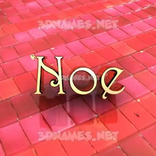 noe in Red Tiles style - 3D name wallpaper noe in Red Tiles style - 3D name wallpaper