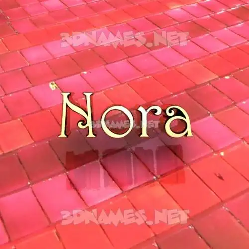 nora in Red Tiles style - 3D name wallpaper nora in Red Tiles style - 3D name wallpaper