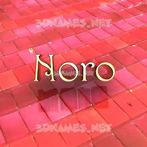 noro in Red Tiles style - 3D name wallpaper noro in Red Tiles style - 3D name wallpaper