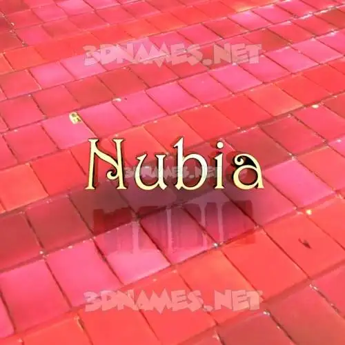 nubia in Red Tiles style - 3D name wallpaper nubia in Red Tiles style - 3D name wallpaper