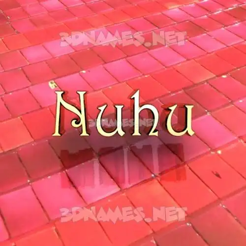 nuhu in Red Tiles style - 3D name wallpaper nuhu in Red Tiles style - 3D name wallpaper