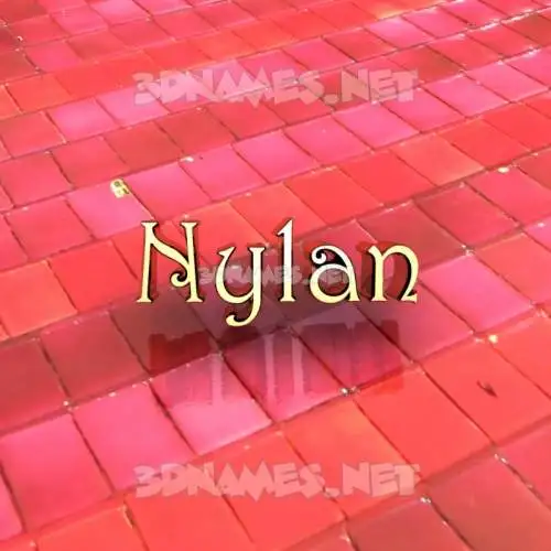 nylan in Red Tiles style - 3D name wallpaper nylan in Red Tiles style - 3D name wallpaper