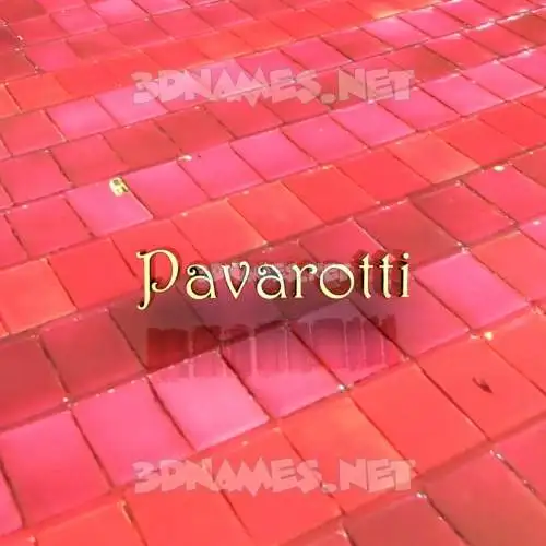 pavarotti in Red Tiles style - 3D name wallpaper pavarotti in Red Tiles style - 3D name wallpaper