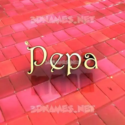 pepa in Red Tiles style - 3D name wallpaper pepa in Red Tiles style - 3D name wallpaper