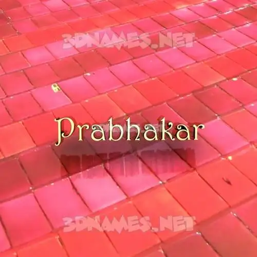 prabhakar in Red Tiles style - 3D name wallpaper prabhakar in Red Tiles style - 3D name wallpaper