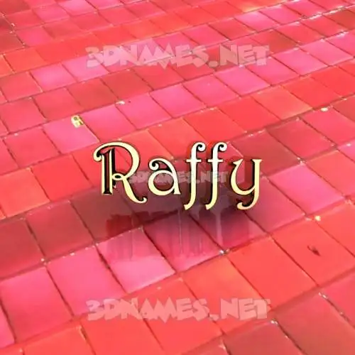 raffy in Red Tiles style - 3D name wallpaper raffy in Red Tiles style - 3D name wallpaper