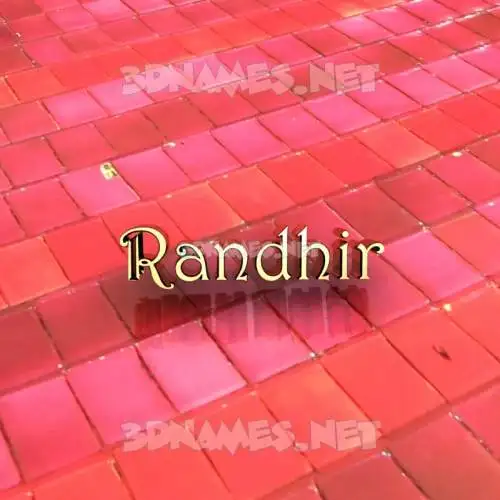 randhir in Red Tiles style - 3D name wallpaper randhir in Red Tiles style - 3D name wallpaper