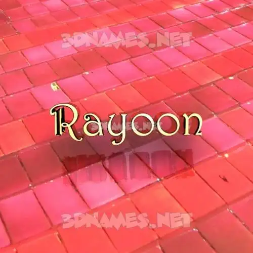 rayoon in Red Tiles style - 3D name wallpaper rayoon in Red Tiles style - 3D name wallpaper