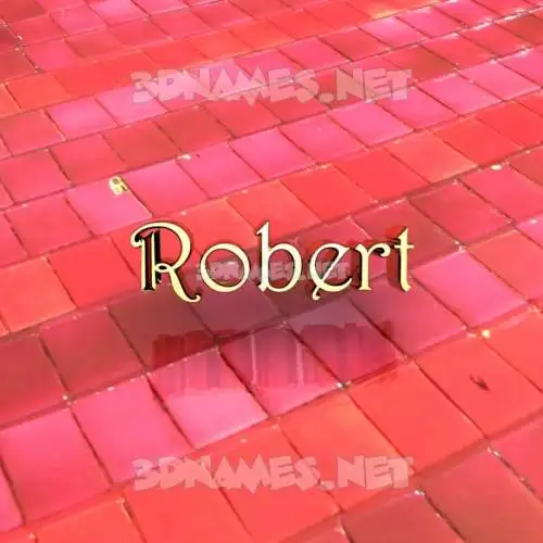 robert in Red Tiles style - 3D name wallpaper robert in Red Tiles style - 3D name wallpaper