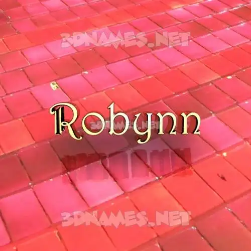 robynn in Red Tiles style - 3D name wallpaper robynn in Red Tiles style - 3D name wallpaper