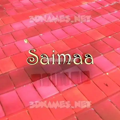 saimaa in Red Tiles style - 3D name wallpaper saimaa in Red Tiles style - 3D name wallpaper