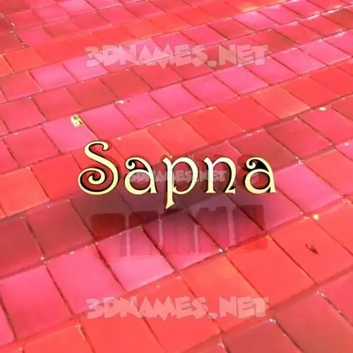 sapna in Red Tiles style - 3D name wallpaper sapna in Red Tiles style - 3D name wallpaper