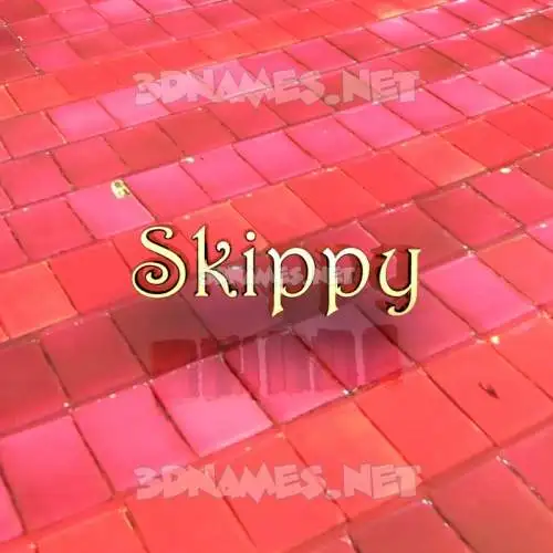 skippy in Red Tiles style - 3D name wallpaper skippy in Red Tiles style - 3D name wallpaper
