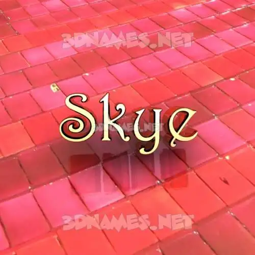 skye in Red Tiles style - 3D name wallpaper skye in Red Tiles style - 3D name wallpaper