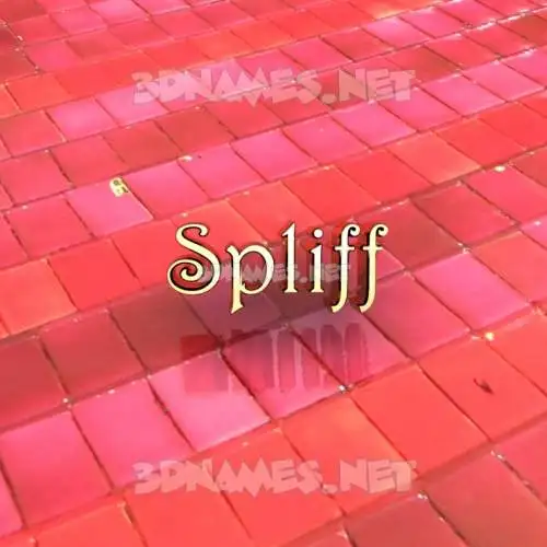 spliff in Red Tiles style - 3D name wallpaper spliff in Red Tiles style - 3D name wallpaper