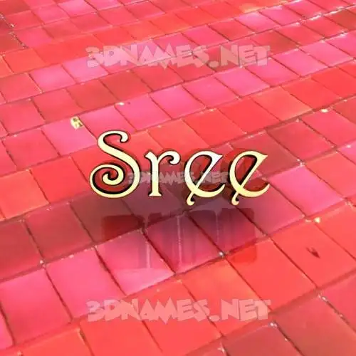 sree in Red Tiles style - 3D name wallpaper sree in Red Tiles style - 3D name wallpaper
